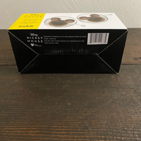 NIB JoyJolt Disney Mickey Mouse 3D Double-Wall Espresso Cups (Set of 2 - 5.4 oz) - Picture 5 of 9